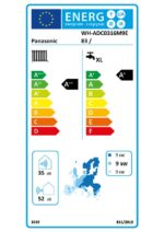 Energijska nalepka WH-ADC0316M9E83 in WH-WXG09ME5