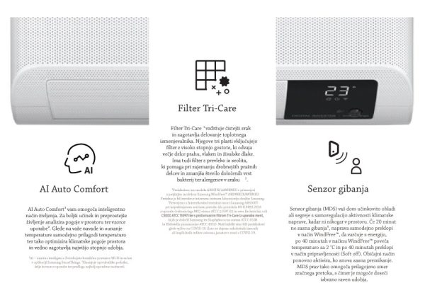 SAMSUNG WINDFREE Geo NORDIC Klimatska naprava SAMSUNG WINDFREE Geo NORDIC Klimatska naprava