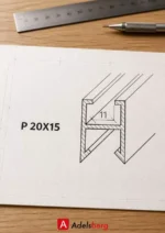 Talni-nosilci-KlimaSupport-Rubber-BASE-h95mm-l600mm P20x15