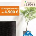 Daikin sklad -2000€, če prejmete če Ekosklad subvencijo lahko izkoristite do 4500€ ugodnosti